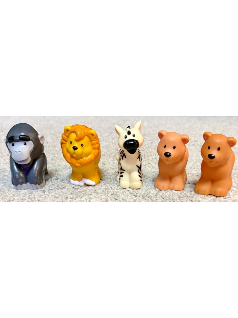 Fisher-Price Little People Wild Zoo & Safari Animal Figures Lot of 5